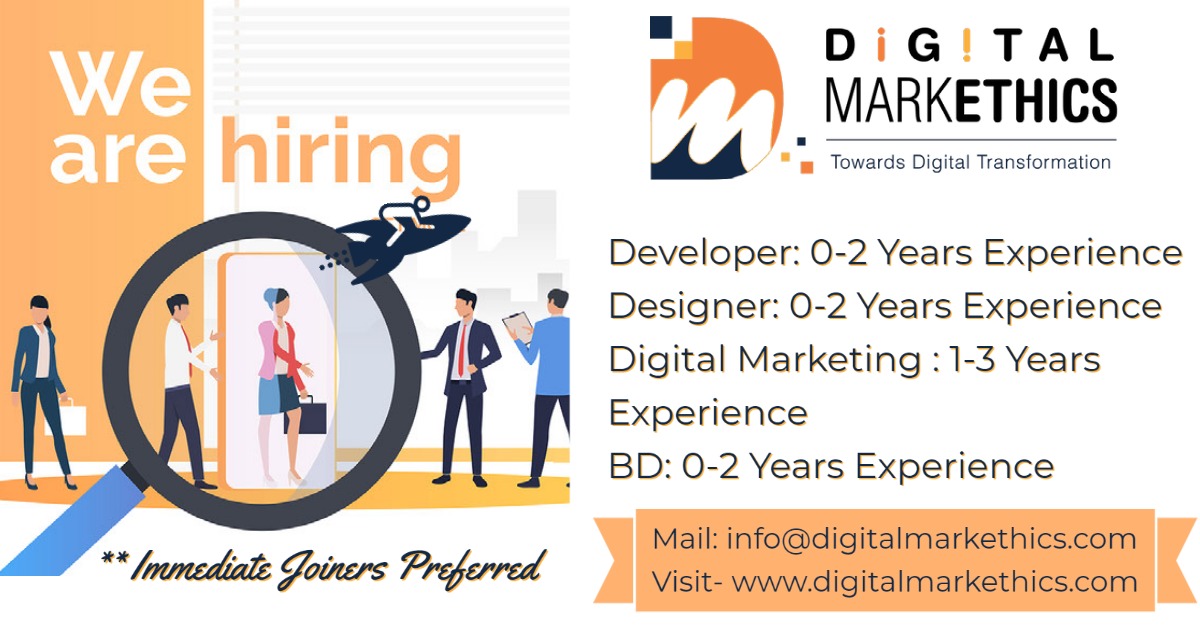 Digital MarkEthics: We are hiring!!