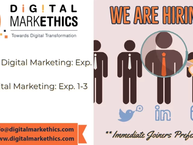 Digital MarkEthics Is Hiring For Digital Marketing Manager & Lead